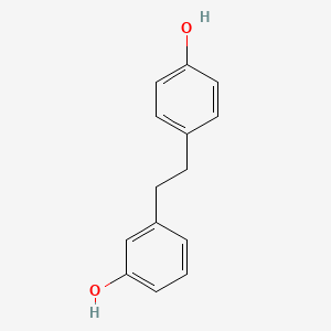 molecular formula C14H14O2 B1675449 Lunularin CAS No. 37116-80-6