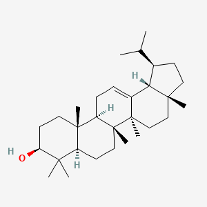 molecular formula C30H50O B1675450 Lup-12-en-3-ol, (3beta,18beta,19beta)- CAS No. 74523-79-8
