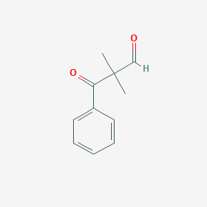 molecular formula C11H12O2 B167547 2,2-Dimethyl-3-oxo-3-phenylpropanal CAS No. 1750-74-9