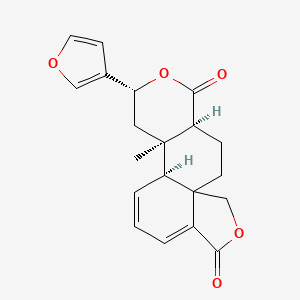 molecular formula C20H20O5 B1675483 Linearolactone CAS No. 113973-98-1