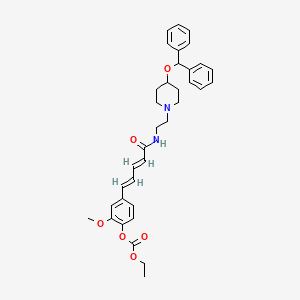 molecular formula C35H40N2O6 B1675485 Linetastine CAS No. 159776-68-8