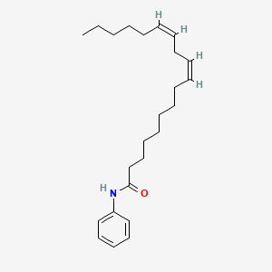 molecular formula C24H37NO B1675493 Linoleylanilide CAS No. 19878-10-5