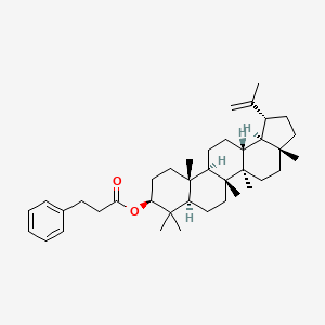 molecular formula C39H58O2 B1675501 Lupeol dihydrocinnamate CAS No. 93915-44-7