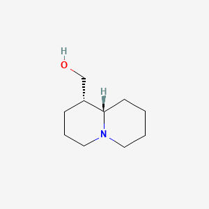 molecular formula C10H19NO B1675505 (+)-Lupinine CAS No. 7635-60-1