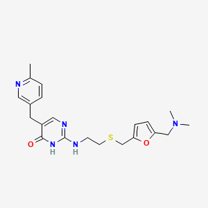 molecular formula C21H27N5O2S B1675508 Lupitidine CAS No. 83903-06-4