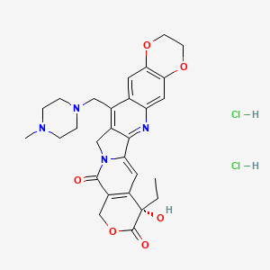 molecular formula C28H32Cl2N4O6 B1675514 Lurtotecan Dihydrochloride CAS No. 155773-58-3