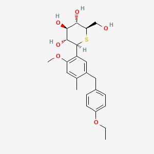 molecular formula C23H30O6S B1675515 Luseogliflozin CAS No. 898537-18-3