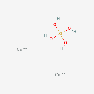 molecular formula Ca2H4O4Si B167552 Silicic acid (H4SiO4), calcium salt (1:2) CAS No. 10034-77-2