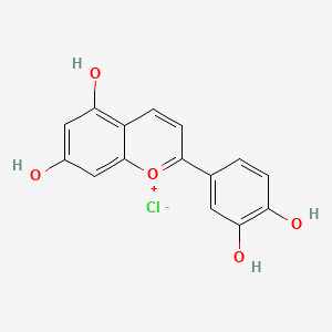 molecular formula C15H11ClO5 B1675521 Luteolinidol chloride CAS No. 1154-78-5