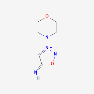 molecular formula C6H10N4O2 B1675546 Linsidomine CAS No. 33876-97-0