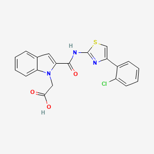 molecular formula C20H14ClN3O3S B1675547 Lintitript CAS No. 136381-85-6