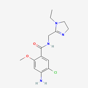 molecular formula C14H19ClN4O2 B1675548 Lintopride CAS No. 107429-63-0