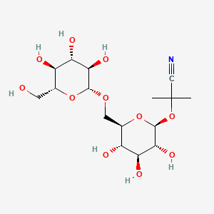molecular formula C16H27NO11 B1675552 Linustatin CAS No. 72229-40-4