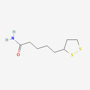 molecular formula C8H15NOS2 B1675559 Lipoamide CAS No. 940-69-2