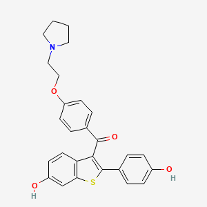 molecular formula C27H25NO4S B1675564 Lilly 117018 CAS No. 63676-25-5