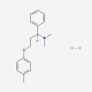 Benzenemethanamine, N,N-dimethyl-alpha-(2-(4-methylphenoxy)ethyl)-, hydrochloride