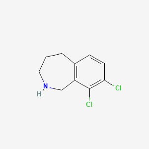 molecular formula C10H11Cl2N B1675569 LY134046 CAS No. 71274-97-0