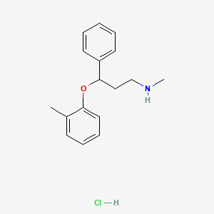 molecular formula C17H22ClNO B1675571 rac Atomoxetine Hydrochloride CAS No. 82857-40-7