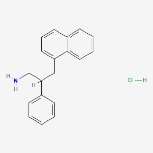 1-Naphthalenepropanamine, beta-phenyl-, hydrochloride