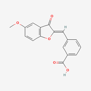molecular formula C17H12O5 B1675574 LY 140091 CAS No. 74814-56-5
