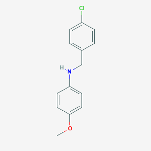 molecular formula C14H14ClNO B167561 N-(4-氯苄基)-4-甲氧基苯胺 CAS No. 20357-42-0