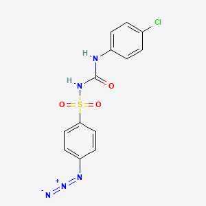 molecular formula C13H10ClN5O3S B1675616 LY219703 CAS No. 156281-08-2