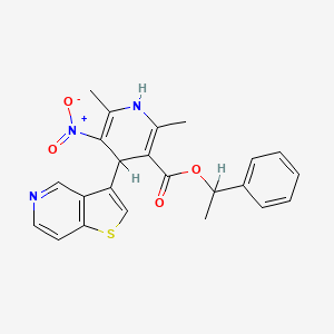 molecular formula C23H21N3O4S B1675635 LY 249933 CAS No. 123250-77-1