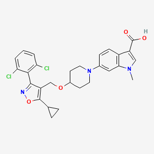 molecular formula C28H27Cl2N3O4 B1675641 LY2562175 CAS No. 1103500-20-4
