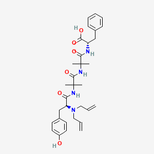 L-Phenylalanine, N-(N-(N-(N,N-di-2-propenyl-L-tyrosyl)-2-methylalanyl)-2-methylalanyl)-