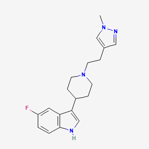 molecular formula C19H23FN4 B1675660 LY302148 CAS No. 182564-47-2