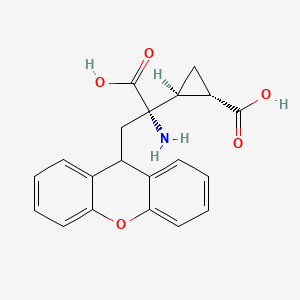 molecular formula C20H19NO5 B1675676 2-[(1s,2s)-2-羧基环丙基]-3-(9h-蒽-9-基)-D-丙氨酸 CAS No. 201943-63-7