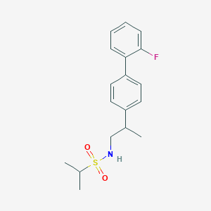 molecular formula C18H22FNO2S B1675688 AMPA receptor modulator-3 CAS No. 211311-39-6