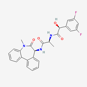 molecular formula C26H23F2N3O4 B1675694 LY411575 CAS No. 209984-57-6