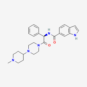 molecular formula C27H33N5O2 B1675706 Unii-tsa990HP1K CAS No. 313489-71-3