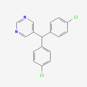 5-[Bis(4-chlorophenyl)methyl]pyrimidine