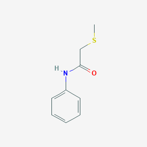 molecular formula C9H11NOS B167572 2-methylsulfanyl-N-phenylacetamide CAS No. 10156-36-2