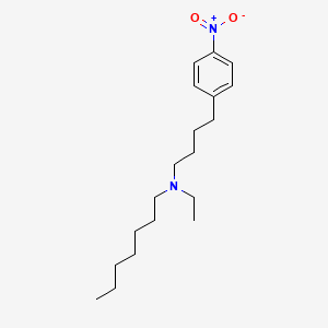 Benzenebutanamine, N-ethyl-N-heptyl-4-nitro-