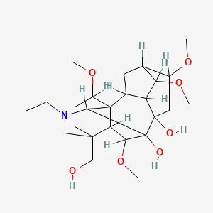 molecular formula C25H41NO7 B1675730 Lycoctonine CAS No. 26000-17-9