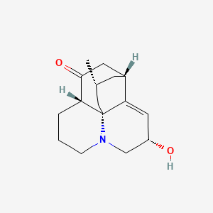 molecular formula C16H23NO2 B1675736 (1S,4S,10S,13R,15R)-4-Hydroxy-15-methyl-6-azatetracyclo[8.6.0.01,6.02,13]hexadec-2-en-11-one CAS No. 82841-97-2