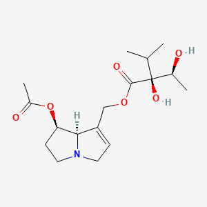 molecular formula C17H27NO6 B1675738 7-Acetyllycopsamine CAS No. 73544-48-6