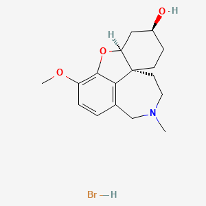 molecular formula C17H24BrNO3 B1675739 Lycoramine hydrobromide CAS No. 89505-76-0