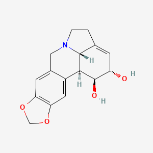 molecular formula C16H17NO4 B1675740 Lycorine CAS No. 476-28-8
