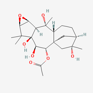molecular formula C22H34O7 B1675746 Lyoniol-A CAS No. 31136-61-5