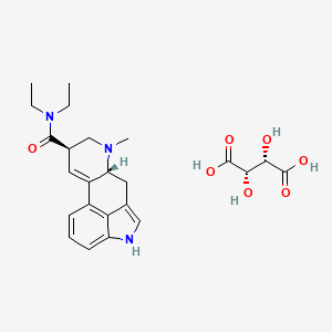 molecular formula C24H31N3O7 B1675759 Lysergide tartrate CAS No. 32426-57-6