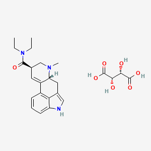 molecular formula C24H31N3O7 B1675759 d-Lysergic acid diethylamide bitartrate CAS No. 32426-57-6