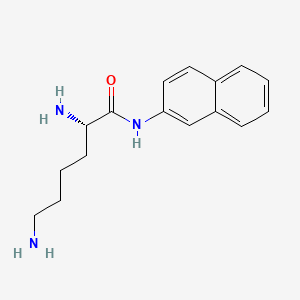 molecular formula C16H21N3O B1675764 Lysine-2-naphthylamide CAS No. 4420-88-6