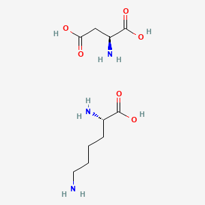 molecular formula C10H21N3O6 B1675770 L-Lysine L-Aspartate CAS No. 27348-32-9