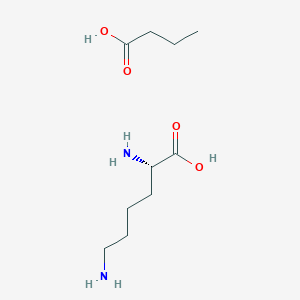 molecular formula C10H22N2O4 B1675771 Lysine butyrate CAS No. 80407-71-2