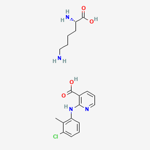molecular formula C19H25ClN4O4 B1675774 Lysine clonixinate CAS No. 55837-30-4
