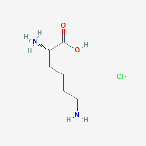 molecular formula C6H14N2O2.ClH<br>C6H15ClN2O2 B1675776 L-Lysine monohydrochloride CAS No. 657-27-2